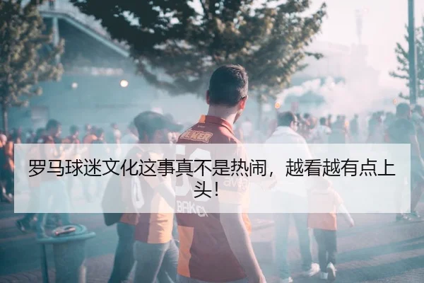 罗马球迷文化这事真不是热闹，越看越有点上头！ | leyu